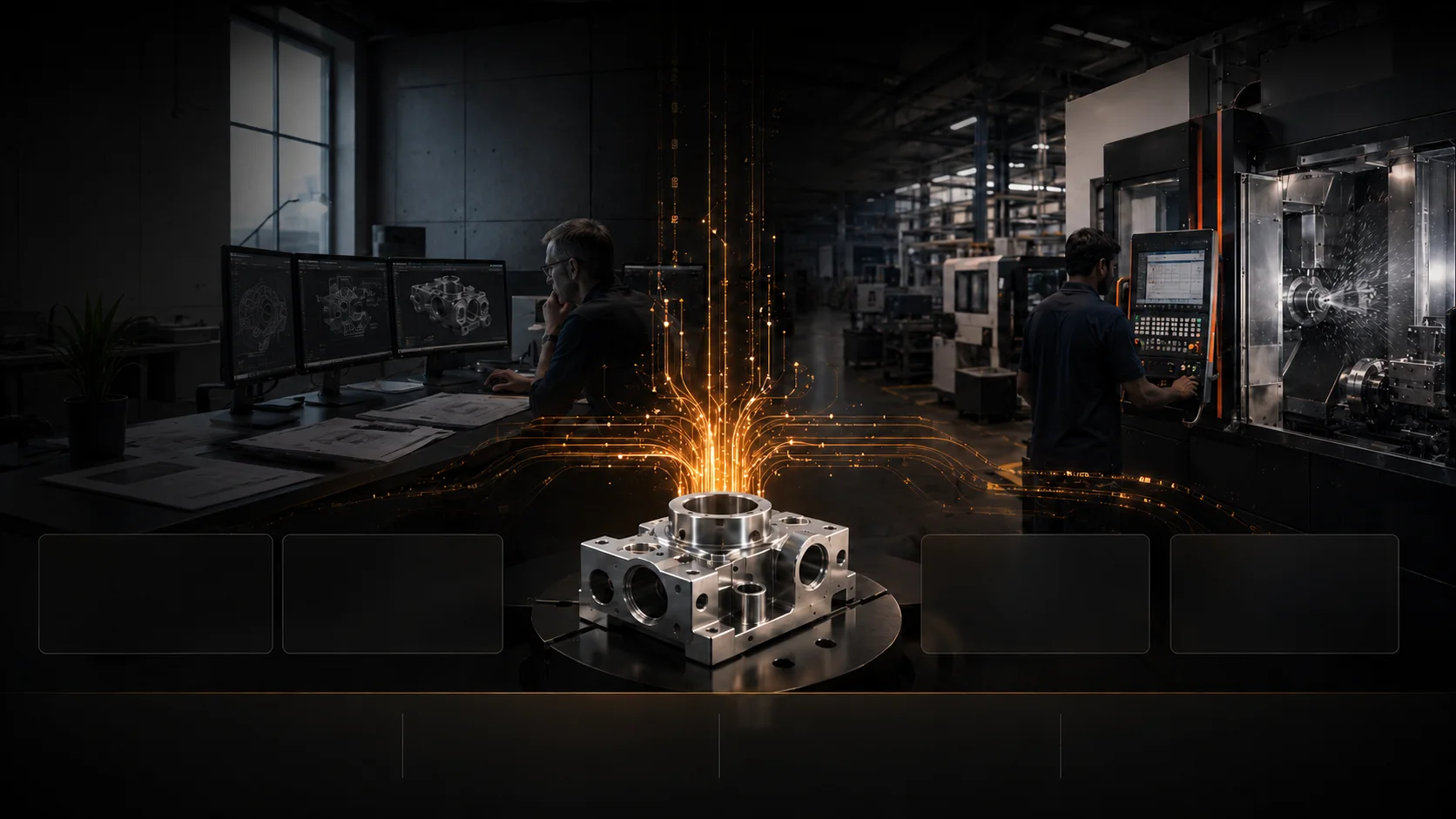 From CAD program to machined component — the Mpinger digital thread